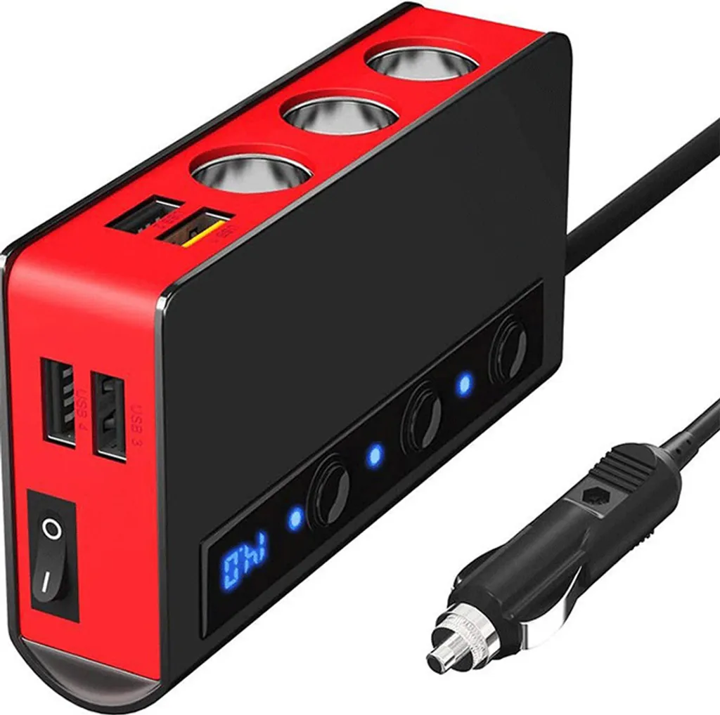 Adaptateur Allume-Cigare 180W avec Écran LED Haute Performance INF