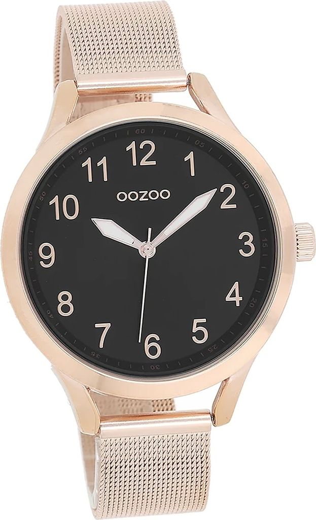 Oozoo Metall Damen Uhr Analog Quarzuhr Armband rosegold Timepieces D2UOC9119A