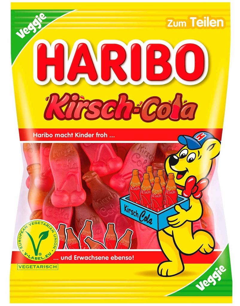 Open Food Haribo Kirsch Cola - Haribo, 25 g, D, Aafaa, 1398 Produktbild 