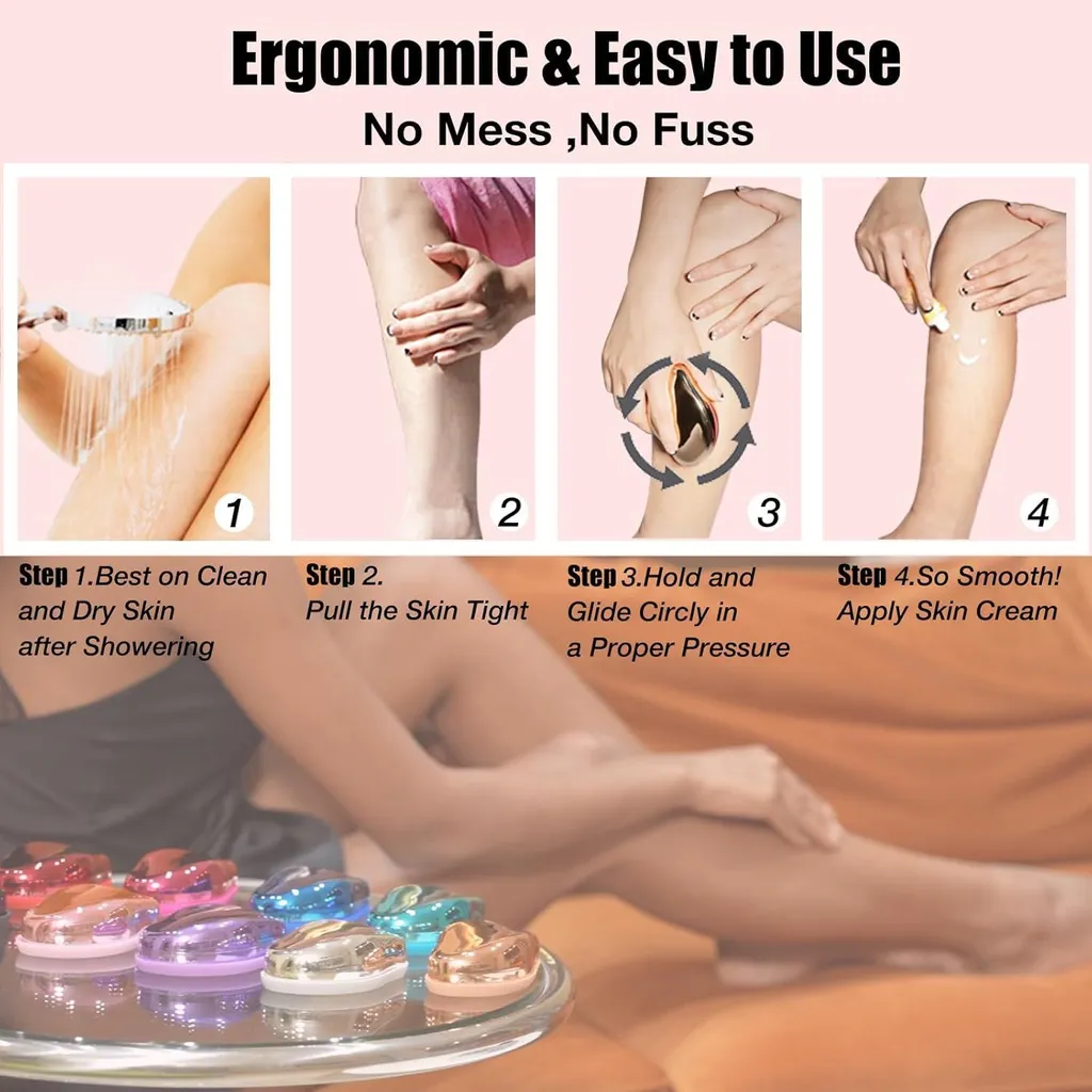 Crystal Hair Eraser Portatile: Depilazione Rapida per Gambe e Braccia - 5