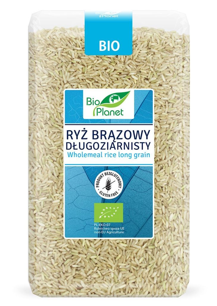 HNEDÁ RYŽA DLHOZRNNÁ, BEZLEPKOVÁ,1 kg -PLANÉTA Obrázok produktu 