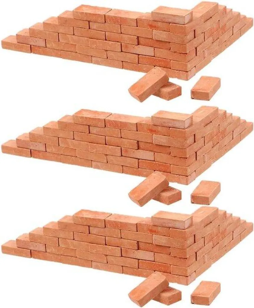 Mini briques en terre cuite pour modélisme et maquettes d'architecture