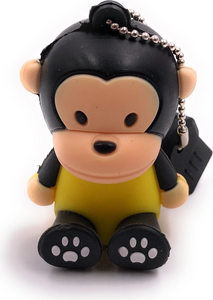 Onlineworld2013 Affe Gelb Sitzend Monkey Funny USB Stick 64 GB USB 3.0