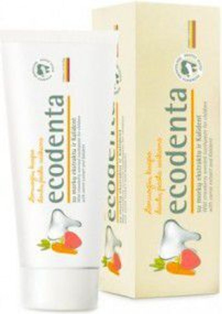 Ecodenta Kinderzahnpasta mit Walderdbeergeschmack 75 ml Produktbild 