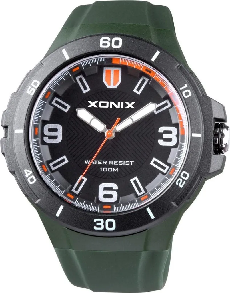 Montre Quartz Xonix CAC-A03 Robuste et Étanche avec Bracelet Ajustable