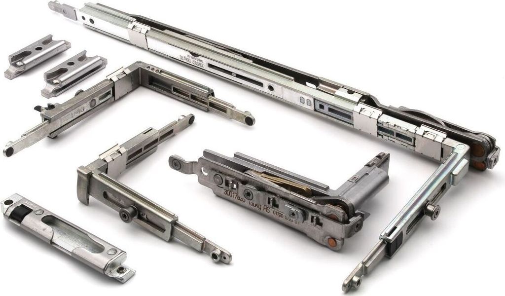 Schüco Dreh-Kipp Grundbeschlag komplett 400 V130 DIN rechts 277004