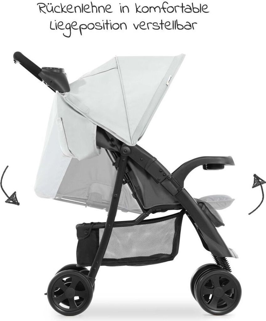 Parapioggia Trasparente Per Passeggino Hauck Shopper 6 E Sport Buggy, Protezione UV, PVC Morbido 250 Micron