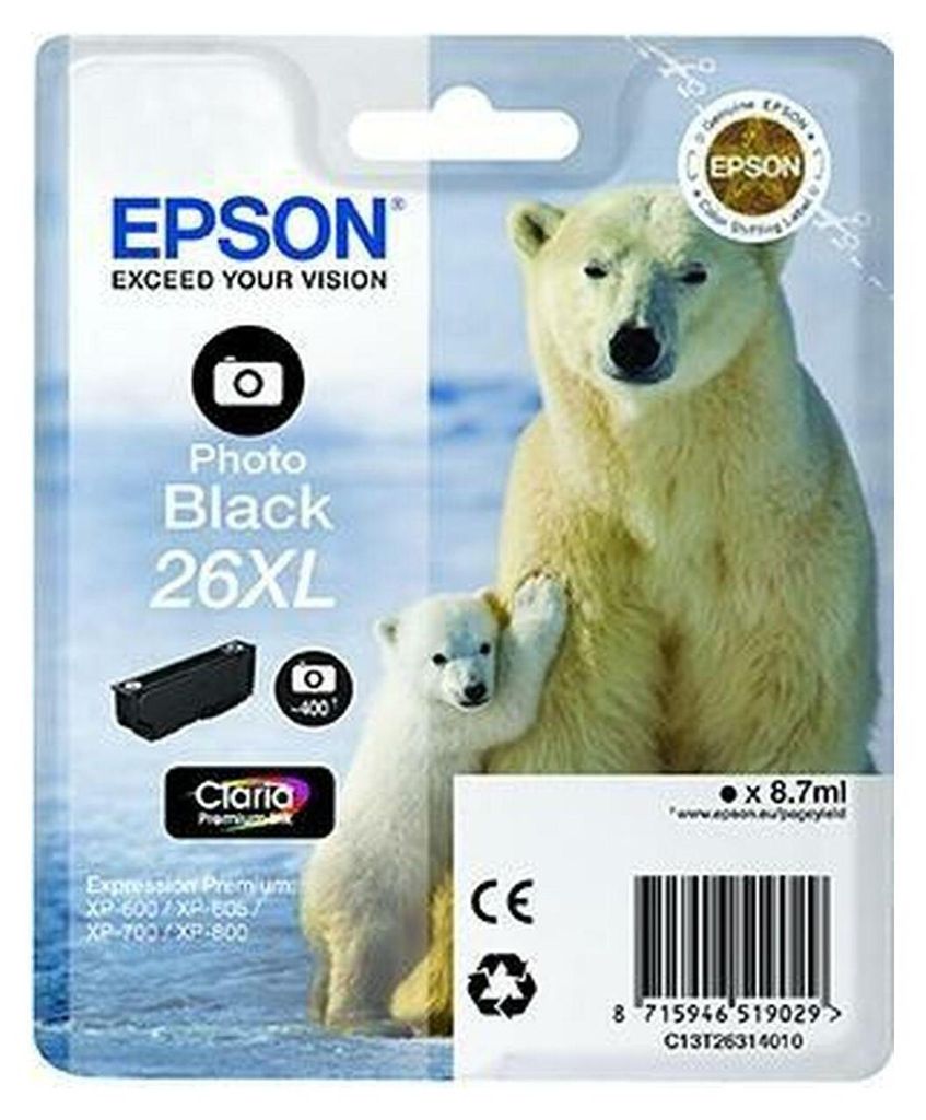 Epson 26XL Druckerpatrone Photo schwarz Produktbild 