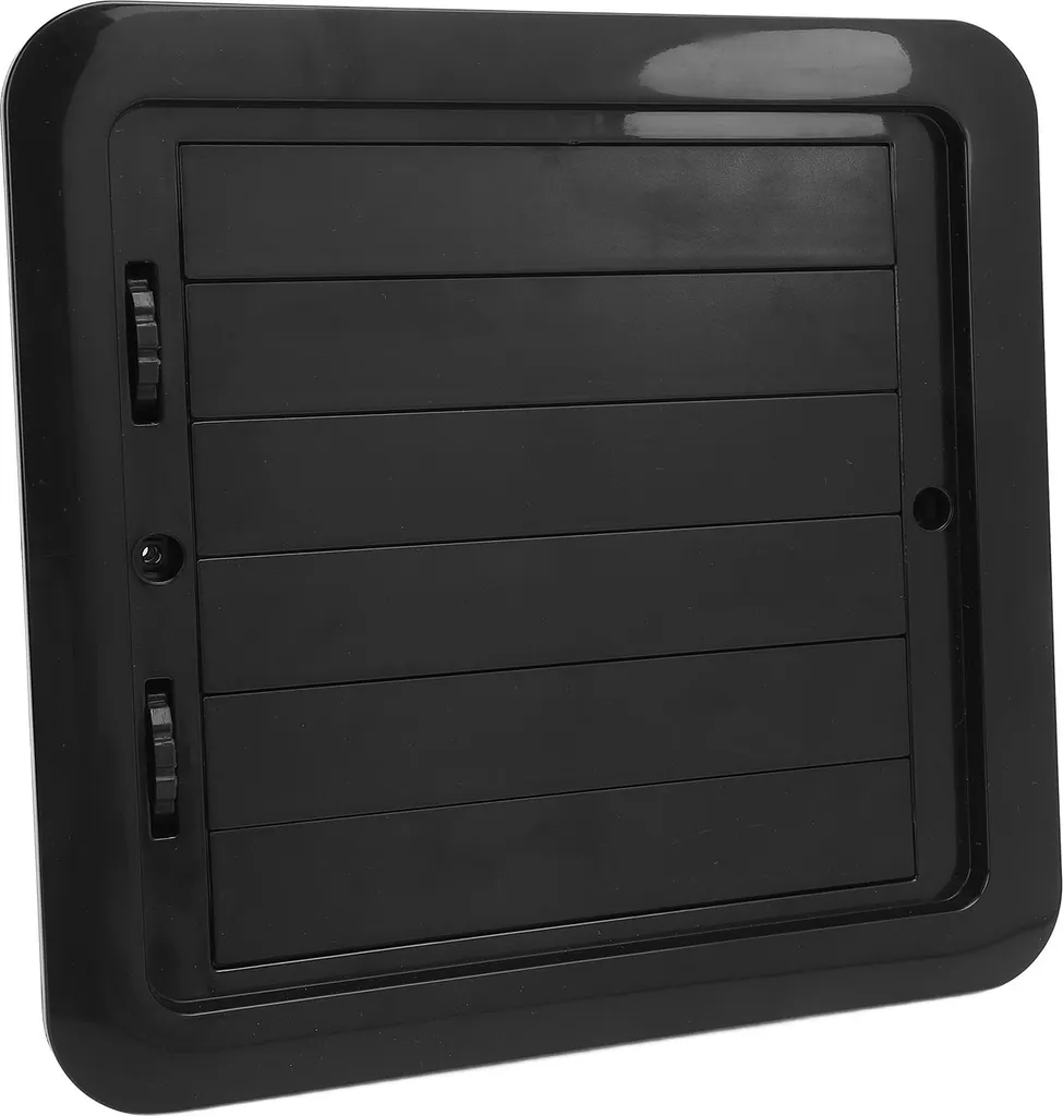 Échappement de ventilation 12V manuel pour caravane et profilé noir de 5W