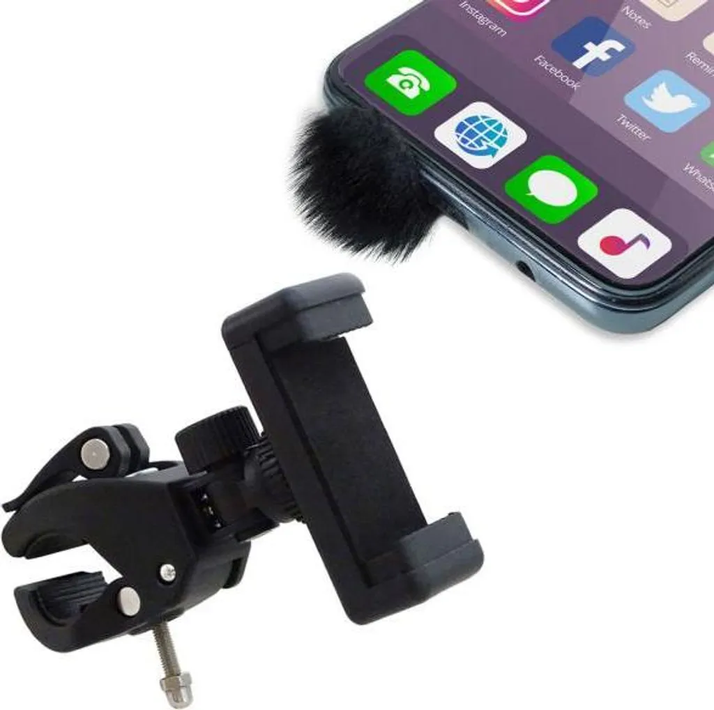 Kit Vlogging Smartphone : Support Réglable, Micro et Bonnette Vent