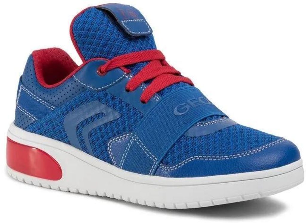 Kinderschuhe Geox Jr Xled Sneaker Blau