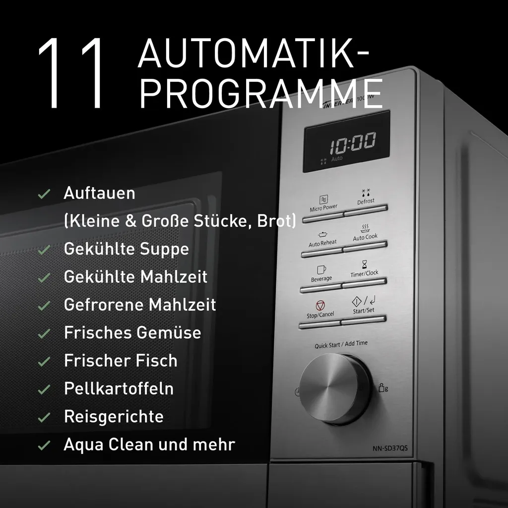 Micro-ondes compact Panasonic pour réchauffer et cuisiner vite - 5