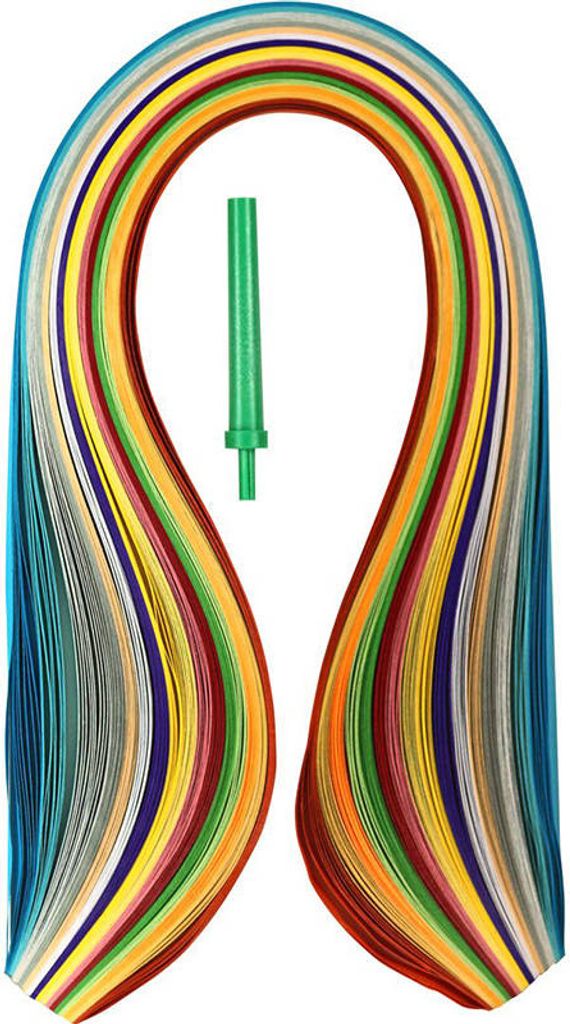 Quilling Streifen 6mm - 100Stück Blautöne