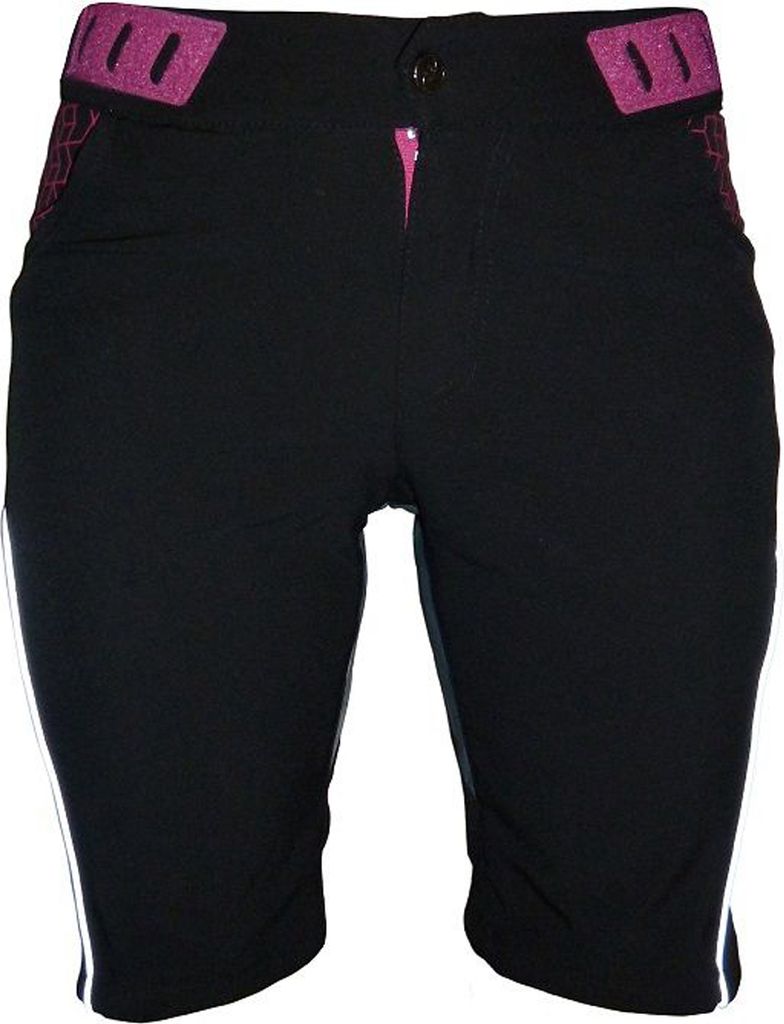 Haven Fahrradshorts ohne Träger - SINGLETRAIL LADY - Schwarz/Rosa XS