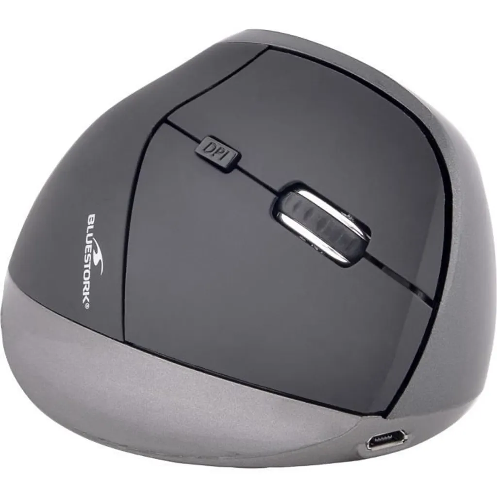 Souris Verticale Ergonomique Bluestork Rechargeable avec Micro USB PC - 6