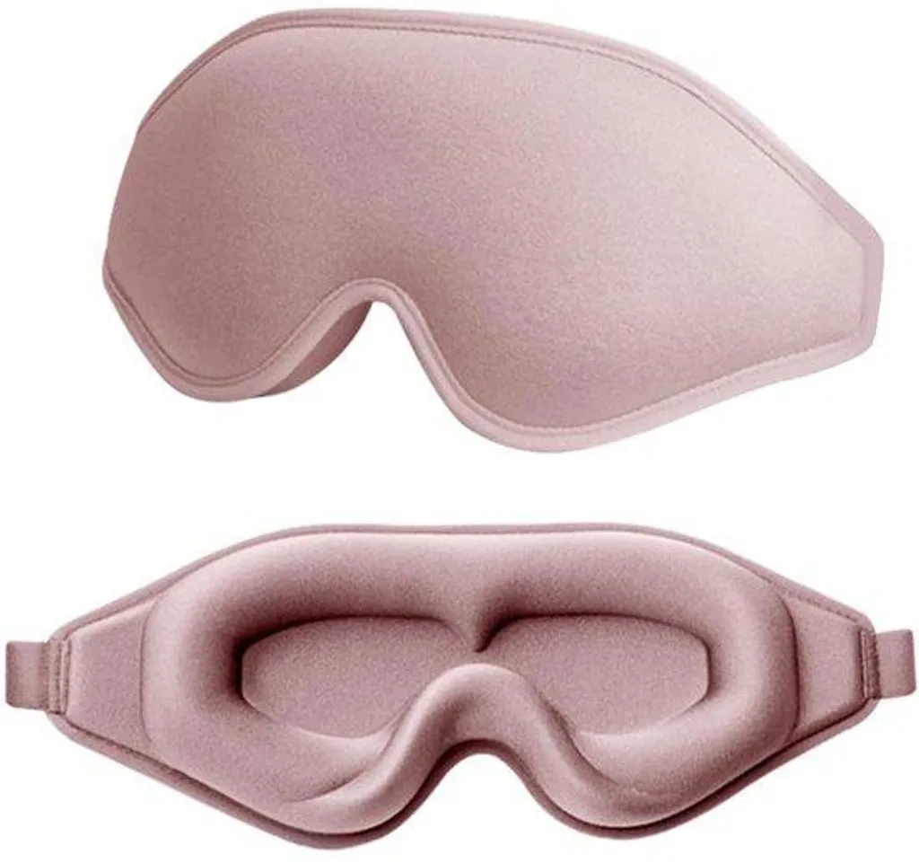 Masque de sommeil en soie noire et lunettes de protection occultantes