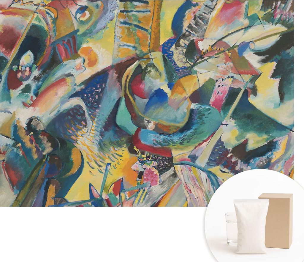 Fototapete - Wandbilder für Wohnzimmer - 312x219 cm - Dekorative Wandfolie - Modernes Design für Wanddekoration - Tapeten für Innenräume - Farb...