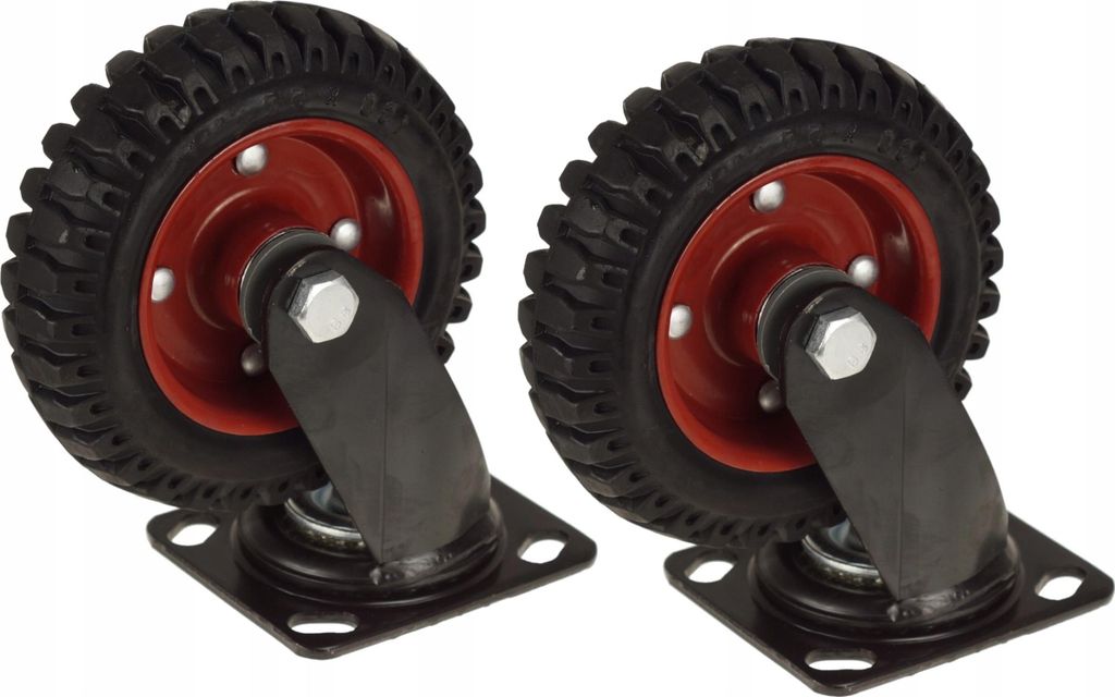 FEINZ | Drehrollen für Wagen - 160 mm - Tragfähigkeit 235 kg - Leichtgängig und robust