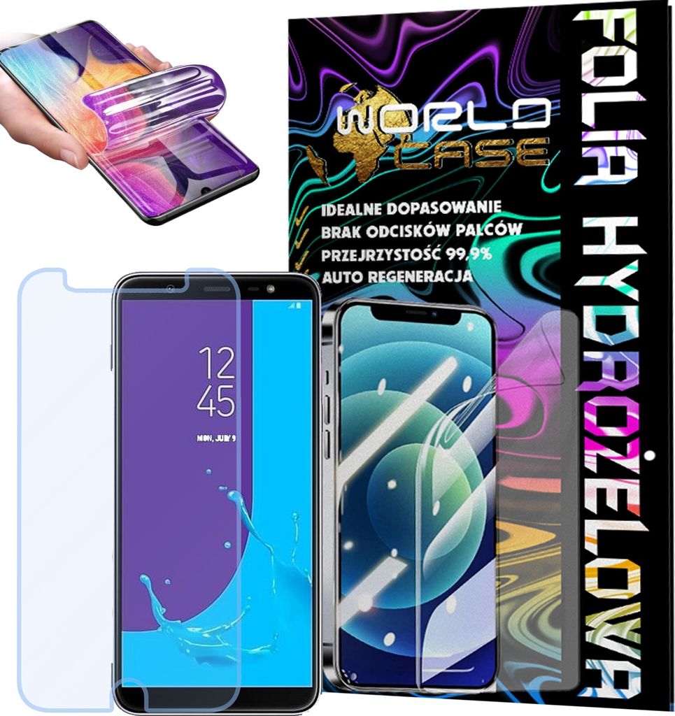 Schutzfolie Hydrogel Für Samsung J8 2018 Bildschirm Stark