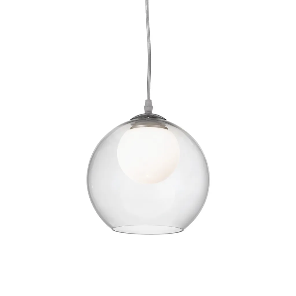 Nemo Clear Pendente Metallo e Vetro: Luce Cristallina per la tua Casa