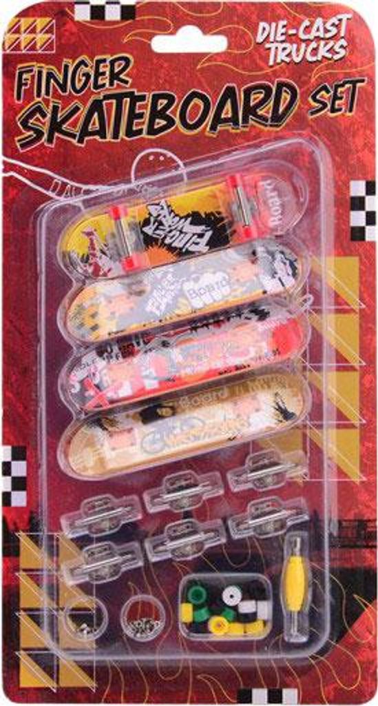 Johntoy Fingerskateboard -Set, 4dlg.