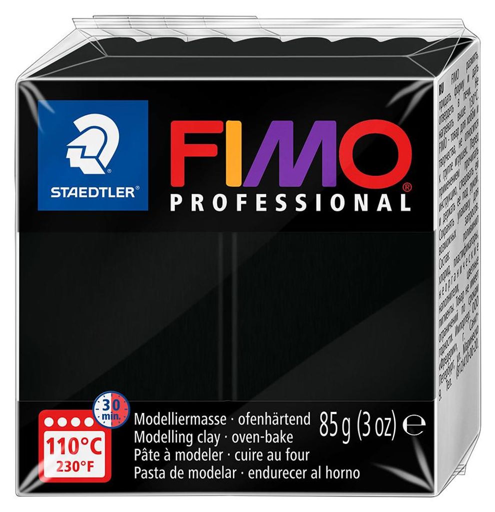 STAEDTLER® 8004-9 Pasta modellabile Fimo prof 85 g nera Immagine del prodotto 