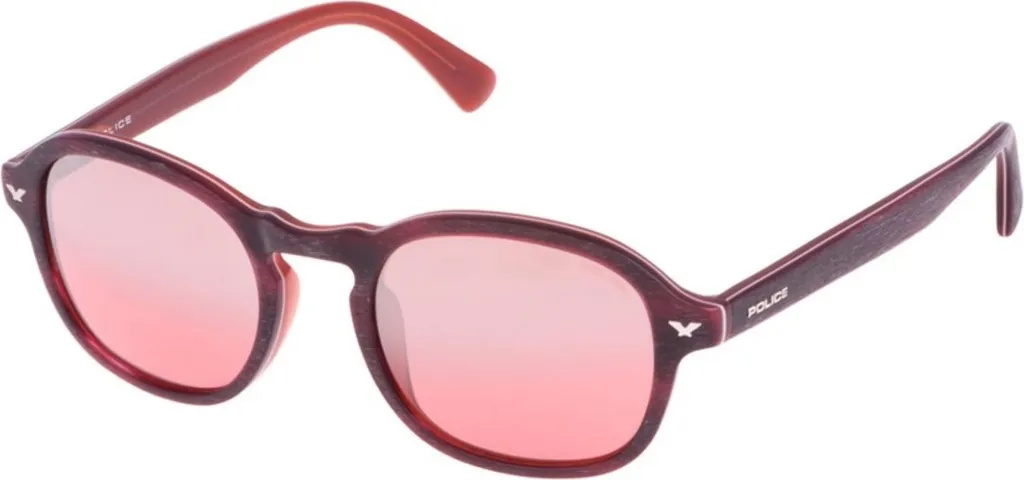 Lunettes Police S1951 50NKAX avec Verres Haute Protection et Look Noir