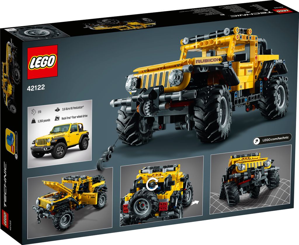 LEGO 42122 Technic Jeep Wrangler, 4x4-Spielzeugauto Produktbild 12