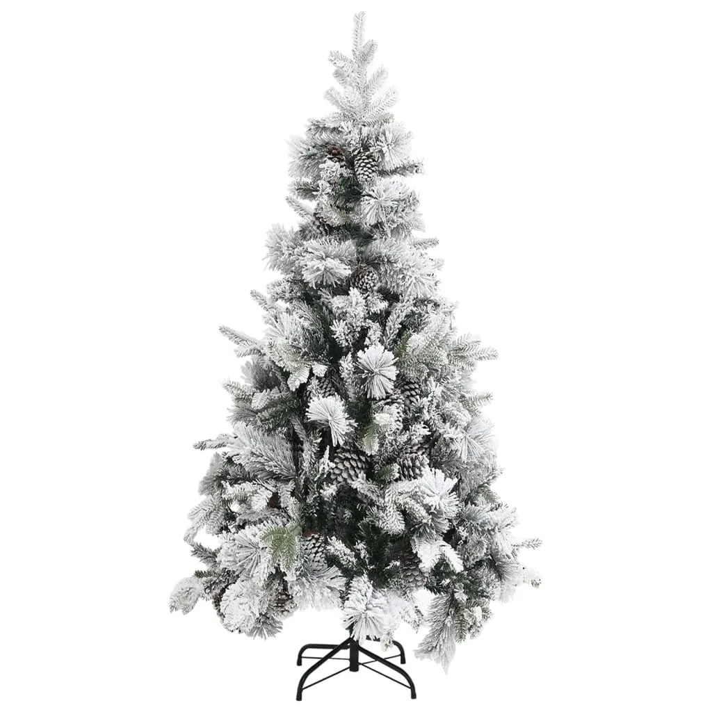 Grand Sapin de Noël Artificiel 225 cm pour Décoration d'Hiver vidaXL