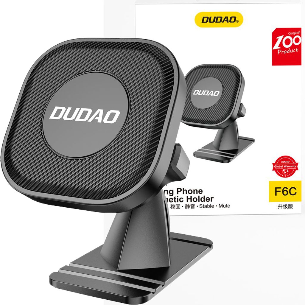 Dudao F6C Magnetischer Smartphone-Autohalter Schwarz Produktbild 