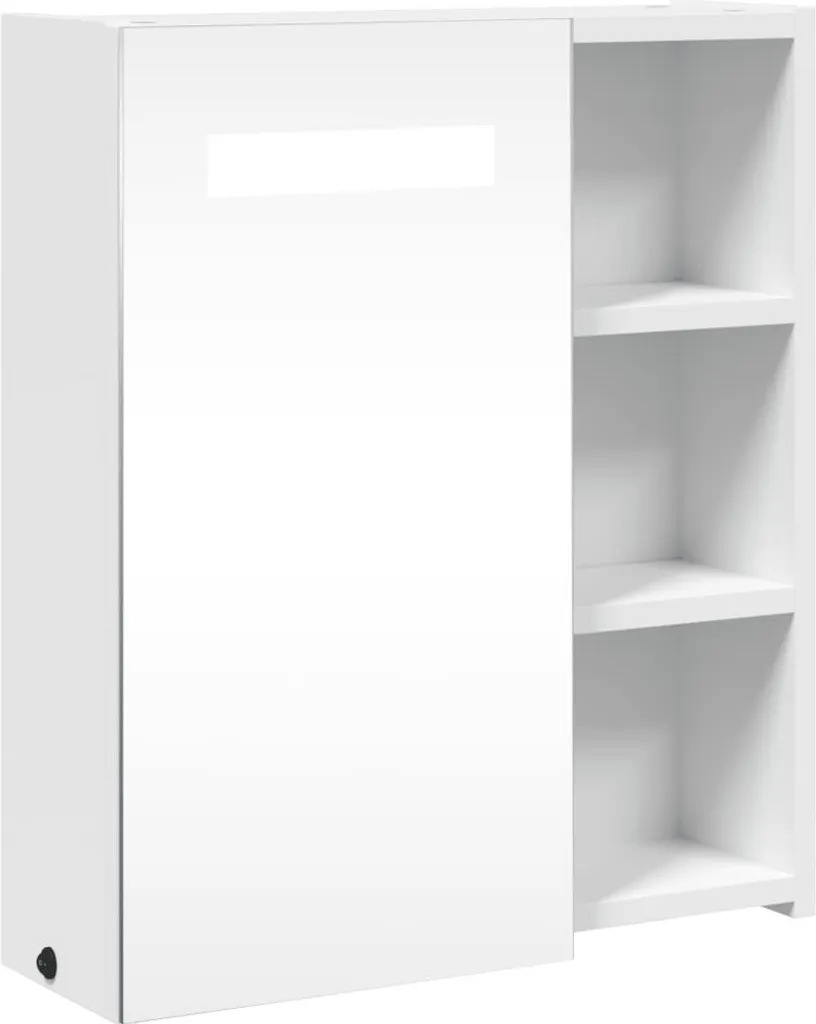 Specchiera con illuminazione LED bianca 45x13x52 cm