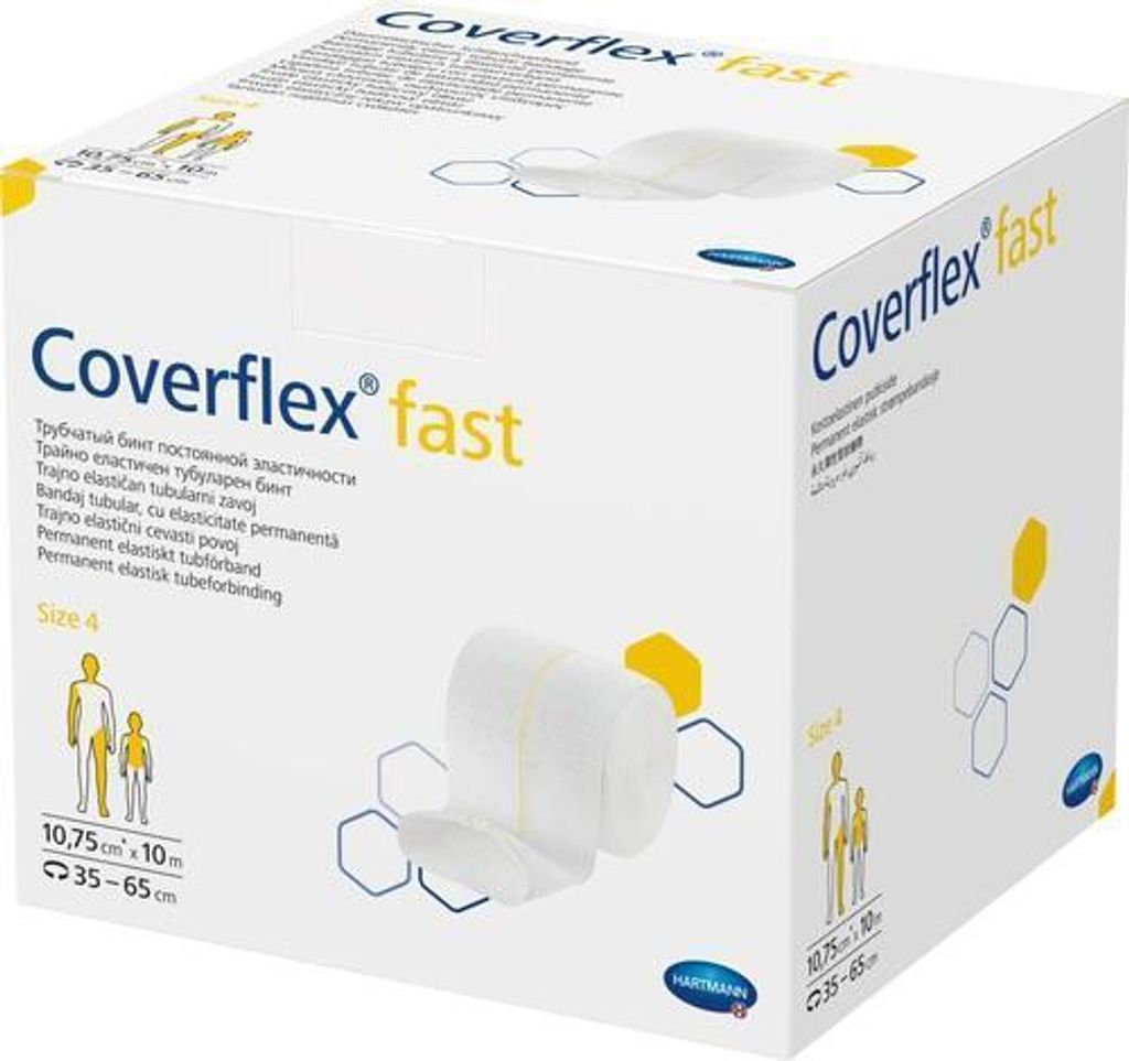 COVERFLEX fast Schlauchverb.Gr.4 10,75cmx10 m weiß