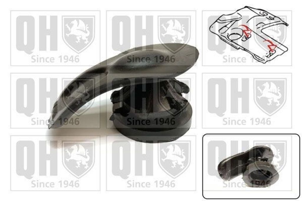 QUINTON HAZELL Motorabdeckung Motorschutz passend für PEUGEOT 2008 Kombi (CU) 207 (WA, WC) 207 CC (WD) 208 I Schrägheck (CA, CC) 308 SW I (4E, 4H)