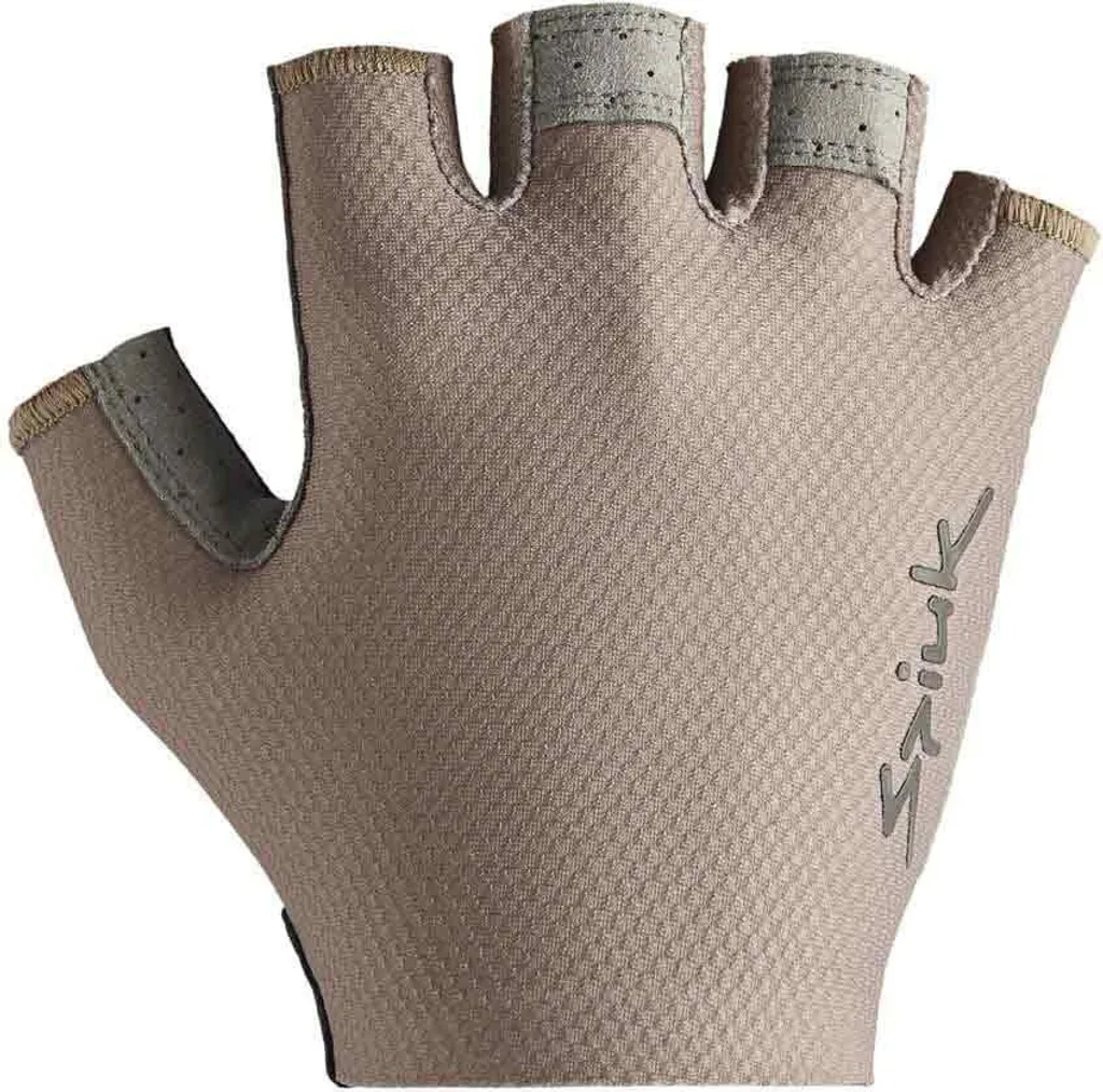 Mitaines Gravel Spiuk All Terrain Beige Taille S Gants Courts de Vélo