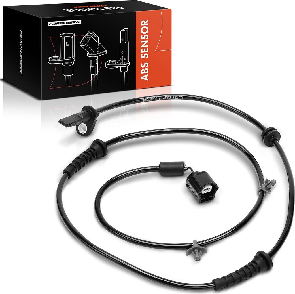 Frankberg 1x ABS Sensor Vorderachse beidseitig für Nissan NV200 Kasten NV200/Evalia Bus 1.5L 1.6L Bj ab 2010