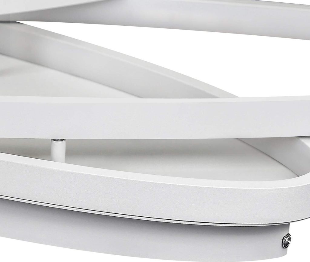 ZMH LED Deckenleuchte Dimmbar mit Fernbedienung Weiß Modern Produktbild 5