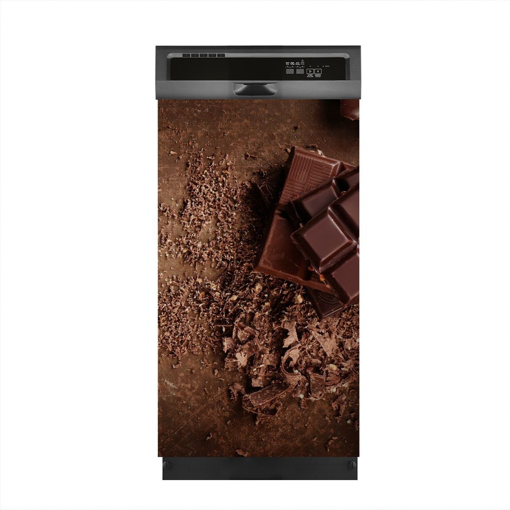 Aufkleber sticker 45x80 cm Dekorative folie Spülmaschine - dunkel Schokolade