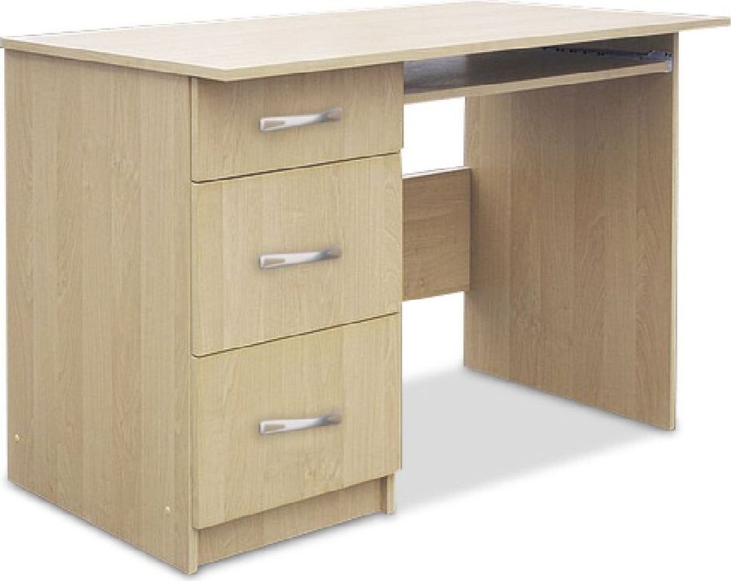 Schreibtisch GUCIO mit 3 Schubladen Sonoma