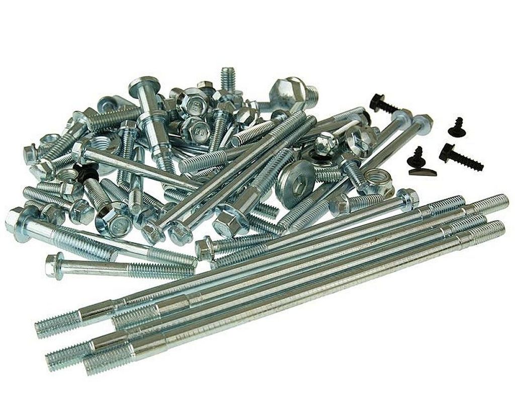 Schraubensatz Set Motorblock China GY6 50ccm 139QMB QMA 4T Baotian Benzhou REX