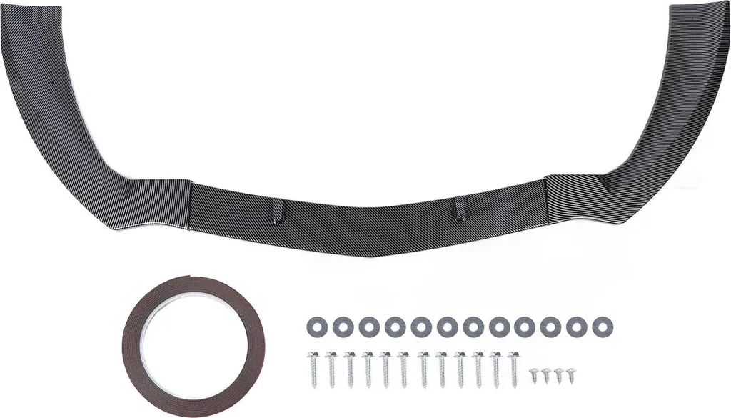 Splitter Avant Mercedes CLA C117 Robuste contre Rayures Style Carbone