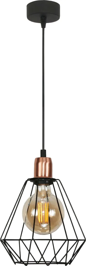 Luminaire de table suspension TARIS noire 60 cm pour salle à manger