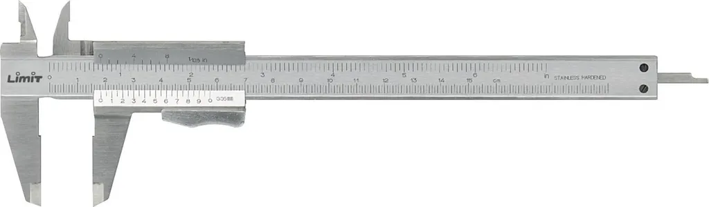 Pied à coulisse 150 mm pour mesure de profondeur et diamètre intérieur