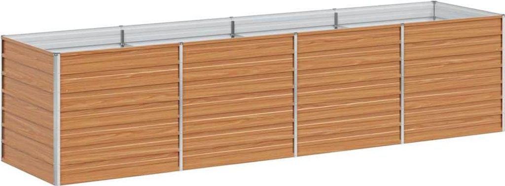 vidaXL Lit surélevé brun clair 320 x 80 x 77 cm Acier Image du produit 