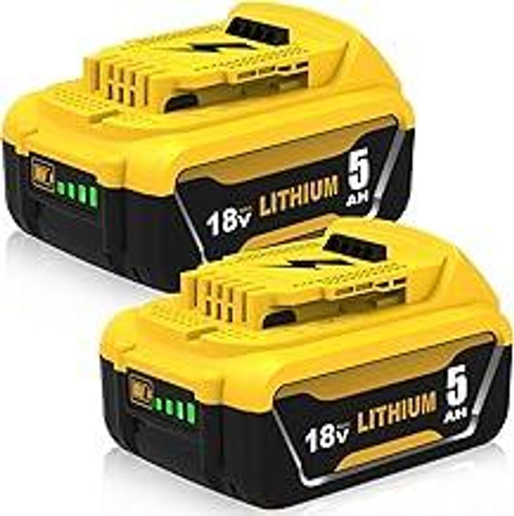 2 Stück Ersatz für Dewalt 18V Akku DCB184 DCB180 DCB181 DCB182 DCB200 DCB201-2 DCB200-2 DCB204-2 Kompatible Elektrowerkzeuge