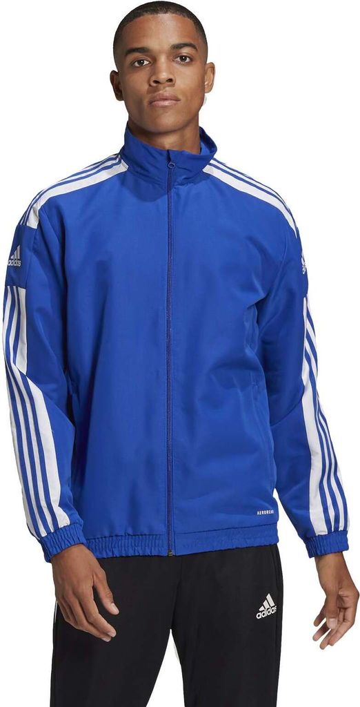 Adidas Squadra 21 Präsentationsjacke Herren - Royal / Weiß Produktbild 
