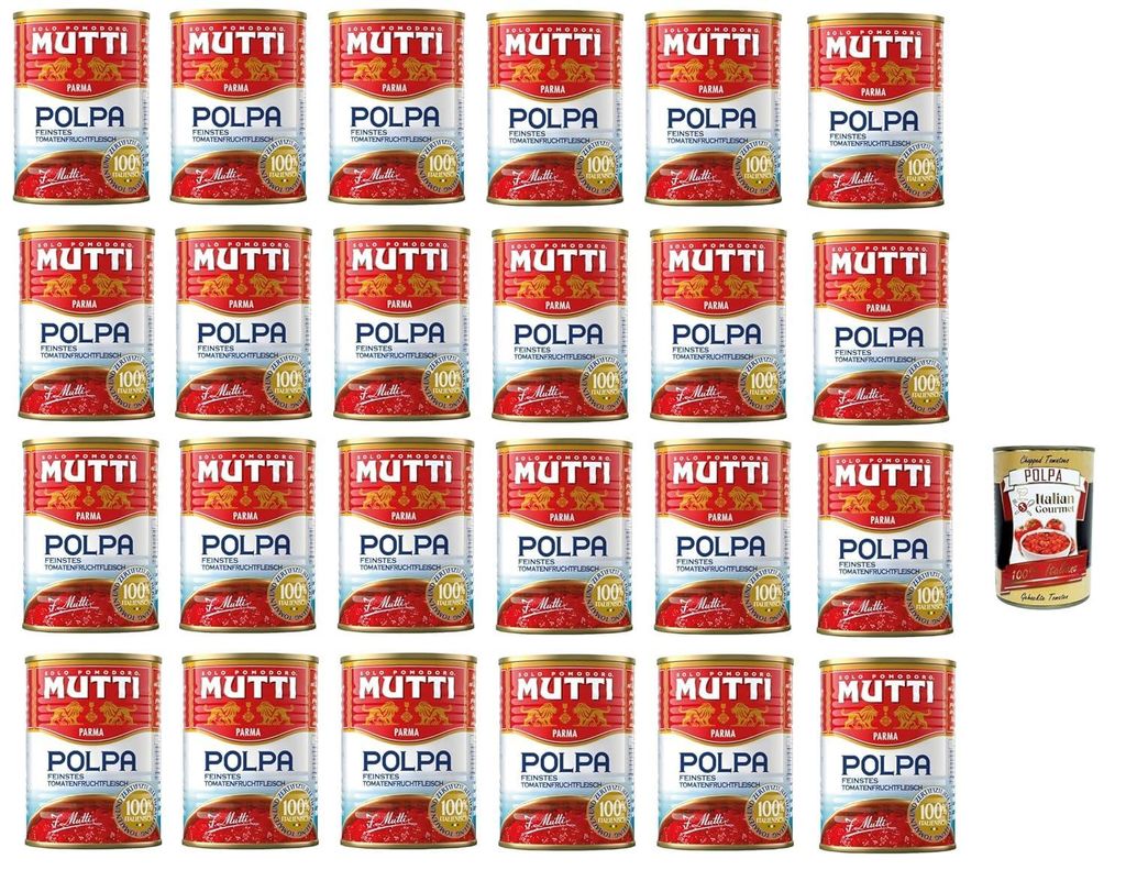 Mutti Italian Gourmet Bundle Mutti 24x400g Polpa Tomaten + Produktbild 