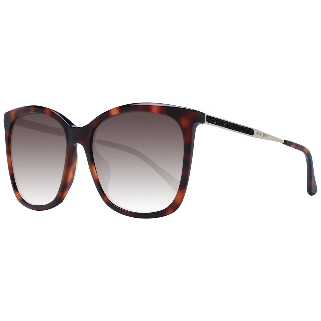 Jimmy Choo Nerea/G/S 05L/HA Lunettes de Soleil Carrées Écailles 57mm