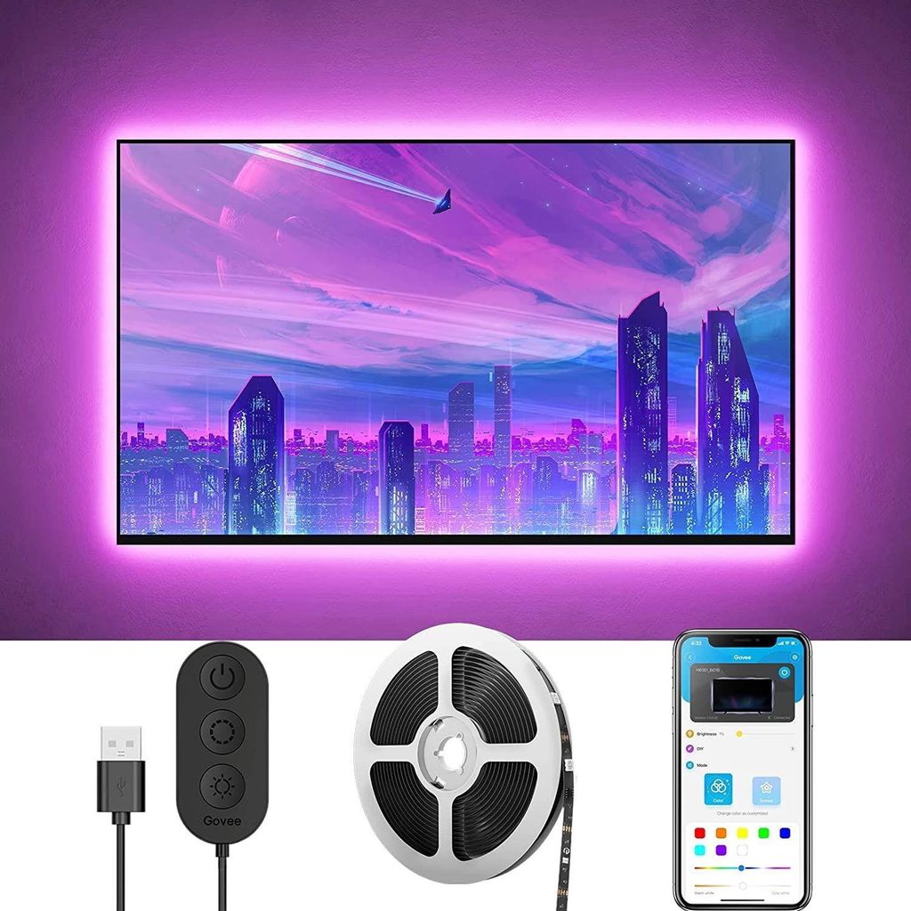 Govee TV 46-60" SMART LED Hintergrundbeleuchtung RGB
