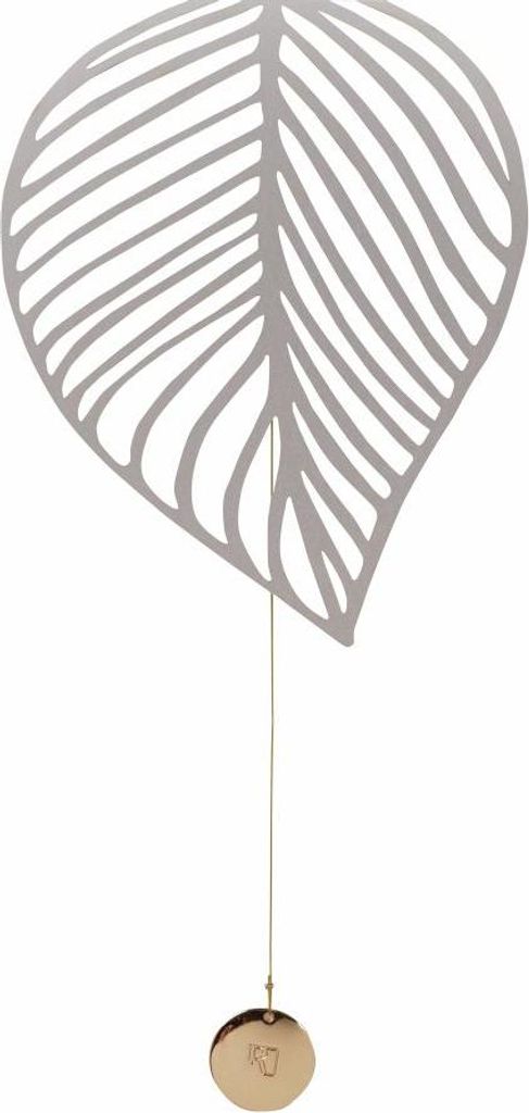 Räder Design Dekokette mit goldenen Blättern, aus Papier