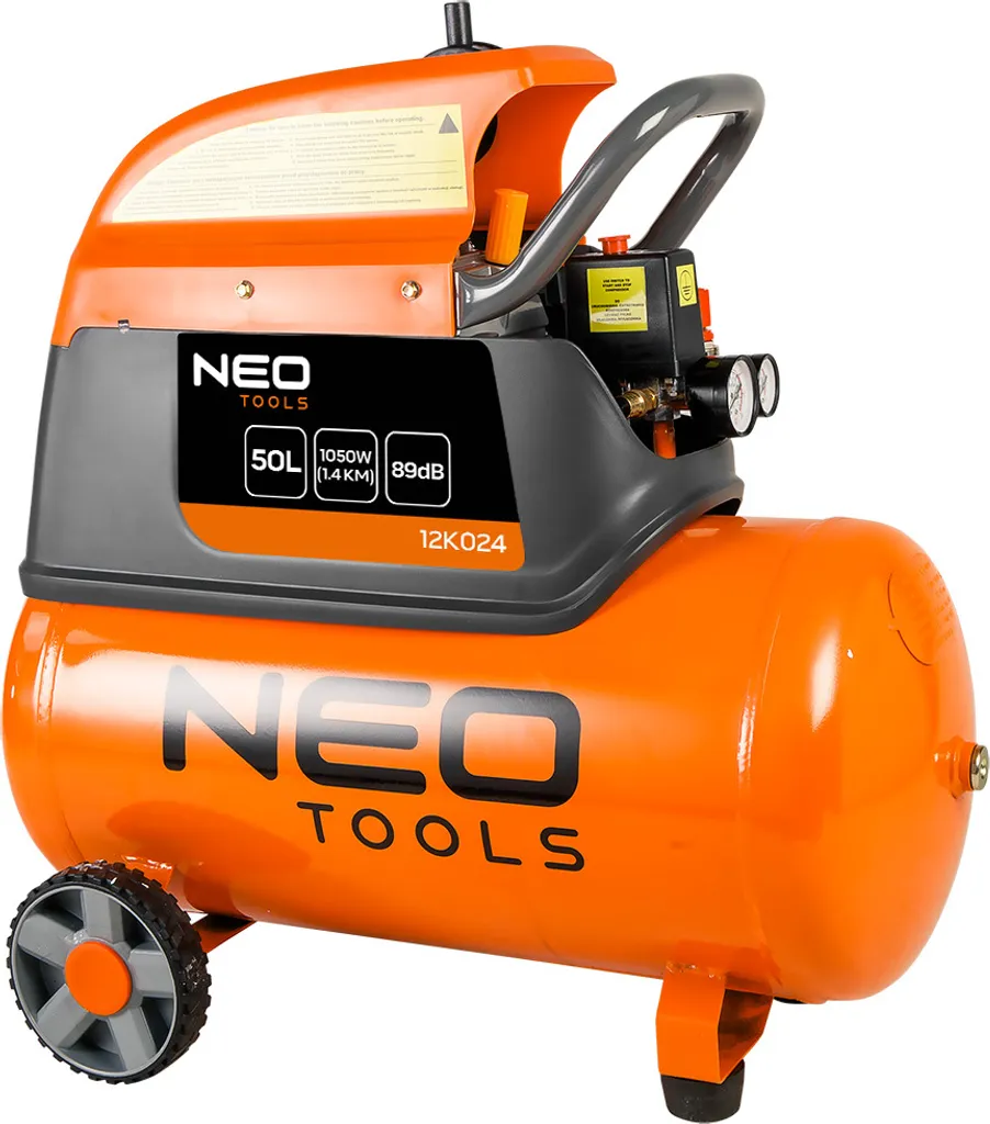 Compresseur 8 Bar Haute Performance 1050W - Capacité 50L NEO TOOLS - 5
